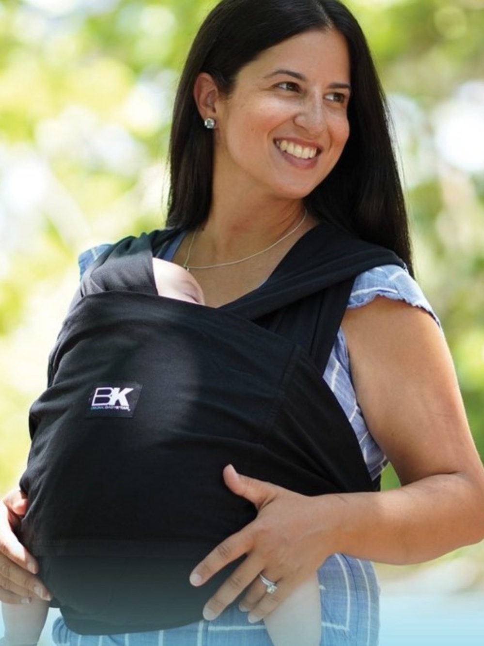 NWT Baby K’Tan Carrier in Black Size Small Z29